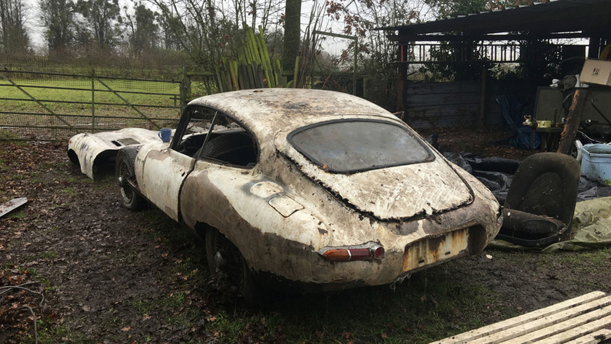1962 Jaguar E-Type Barn Find Auction