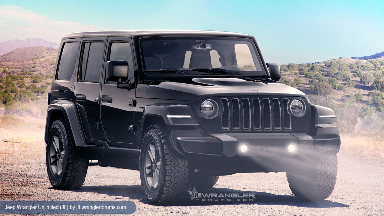 2018 Jeep Wrangler Unlimited rendering