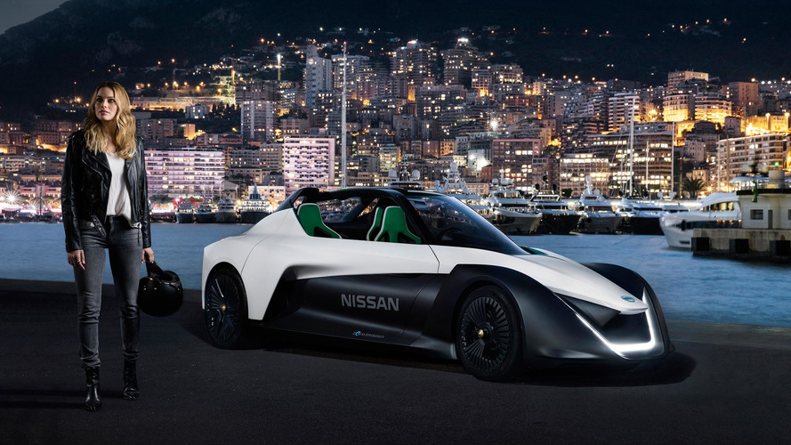 Margot Robbie Drives a Futuristic Car as Nissan's New Face Margot Robbie Drives a Futuristic Car as Nissan's New Face
