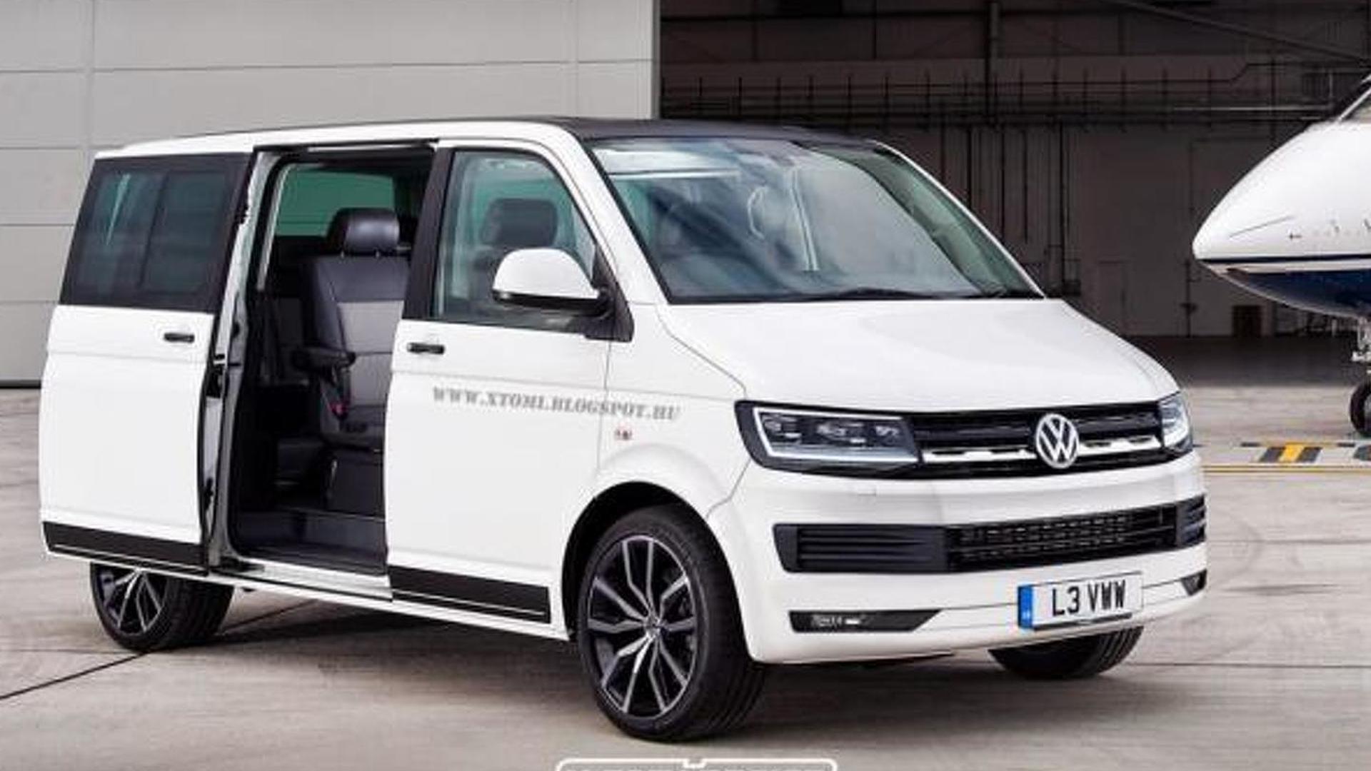 Volkswagen T6 rendered based on Tristar concept